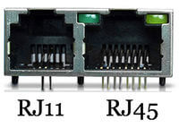 RJ45 vs RJ11 Jacks: What’s the Difference?