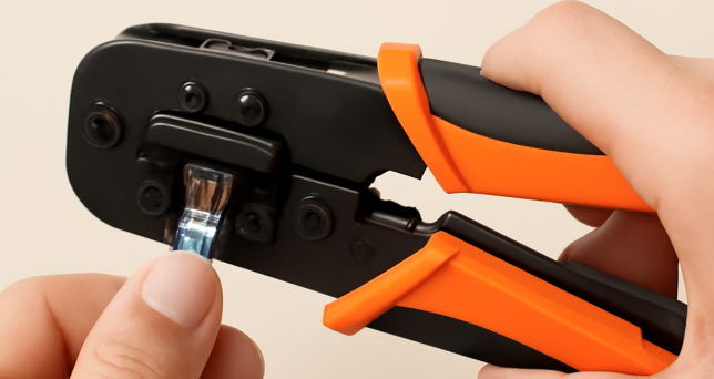 How to Crimp an RJ45 Connector Step by Step