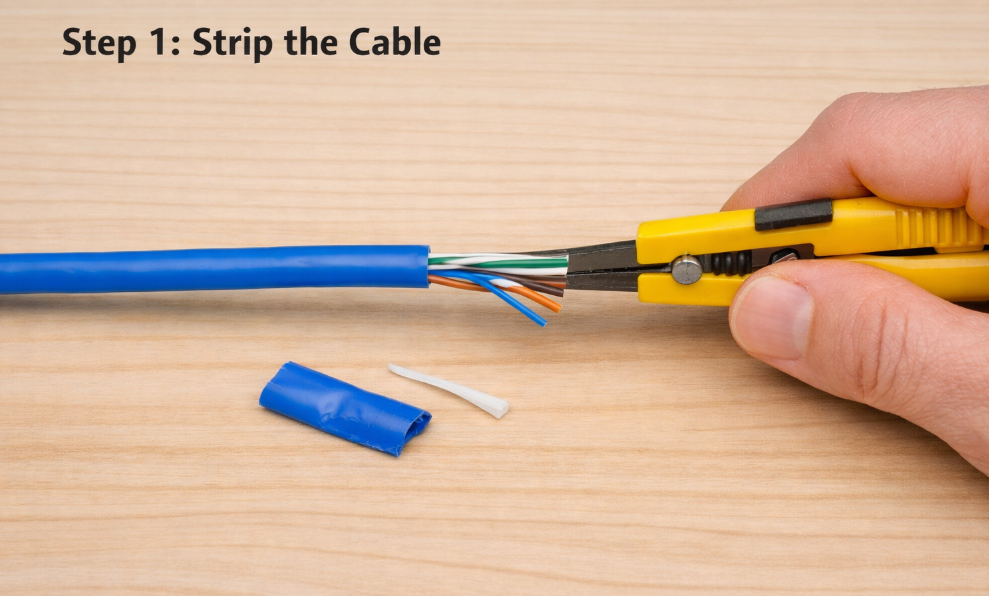 Step 1: Strip the Cable