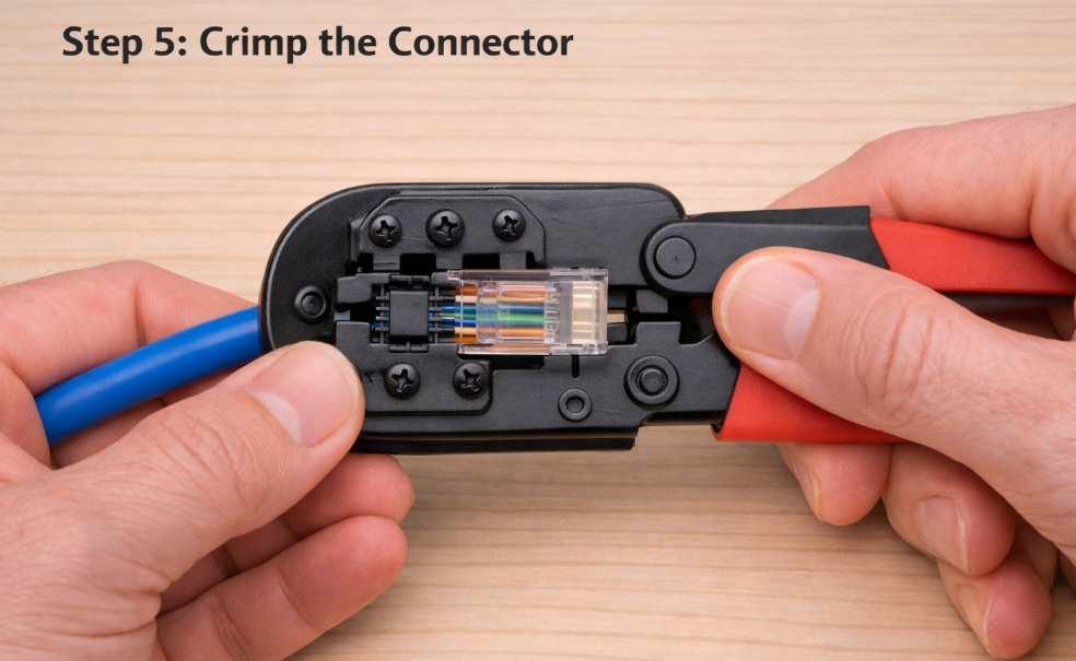 Step 5: Crimp the Connector